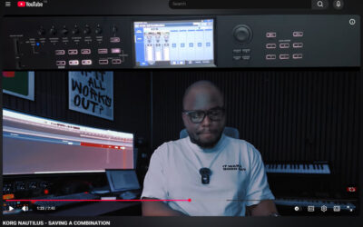 KORG NAUTILUS – SAVING A COMBINATION