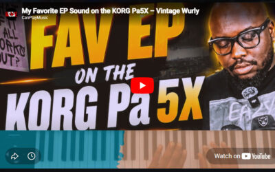 Vintage Wurly EP Sound on the KORG Pa5X