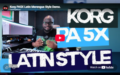 Korg PA5X Latin Merengue Style Demo