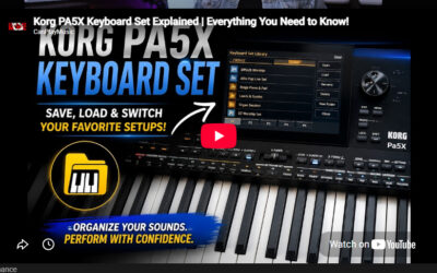Korg PA5X Keyboard Set Explained