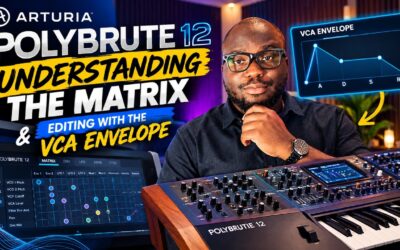ARTURIA POLYBRUTE12 PRESET SEARCH AND VCA ENV