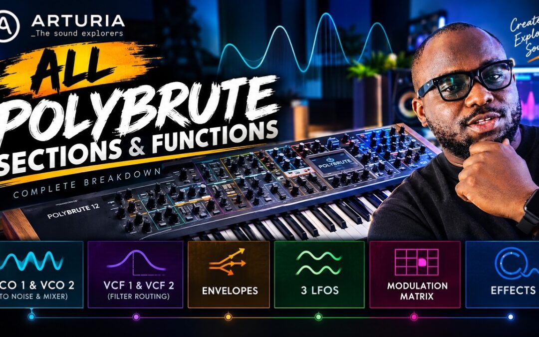 ARTURIA POLYBRUTE12 ALL SECTIONS & FUNCTIONS Explained