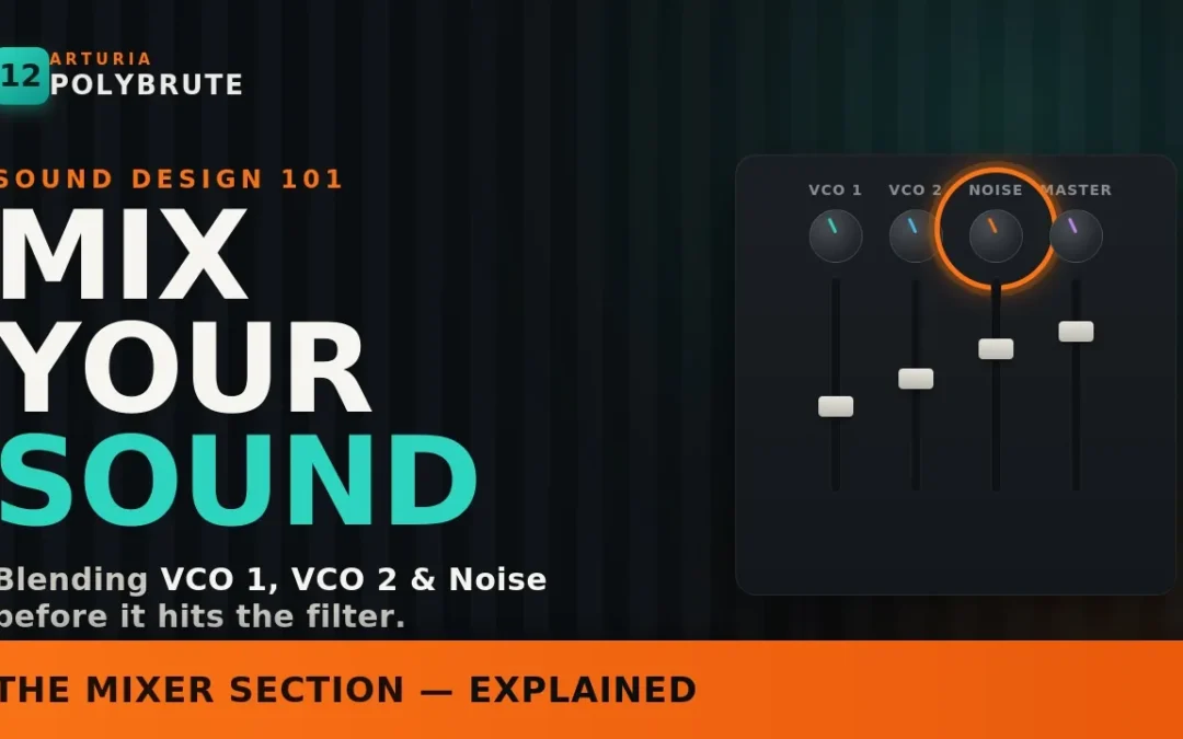 HOW TO USE THE POLYBRUTE12 MIXER